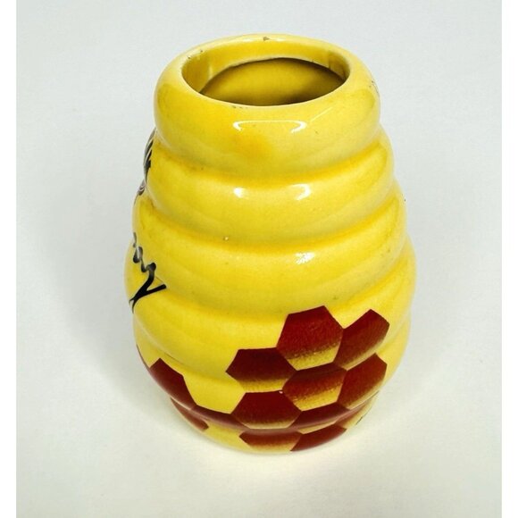Jim Beam Honey Pot Jar Shot Glass Ceramic 2.5” Whiskey Distillery Hive Drink - Picture 2 of 6